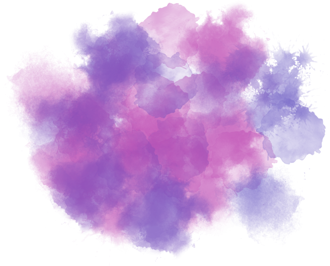 Messy Blue and Purple Paint Overlay