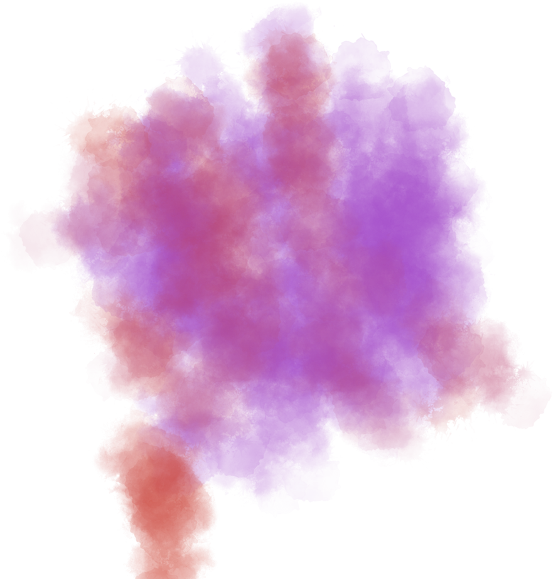 Messy Red and Purple Paint Overlay